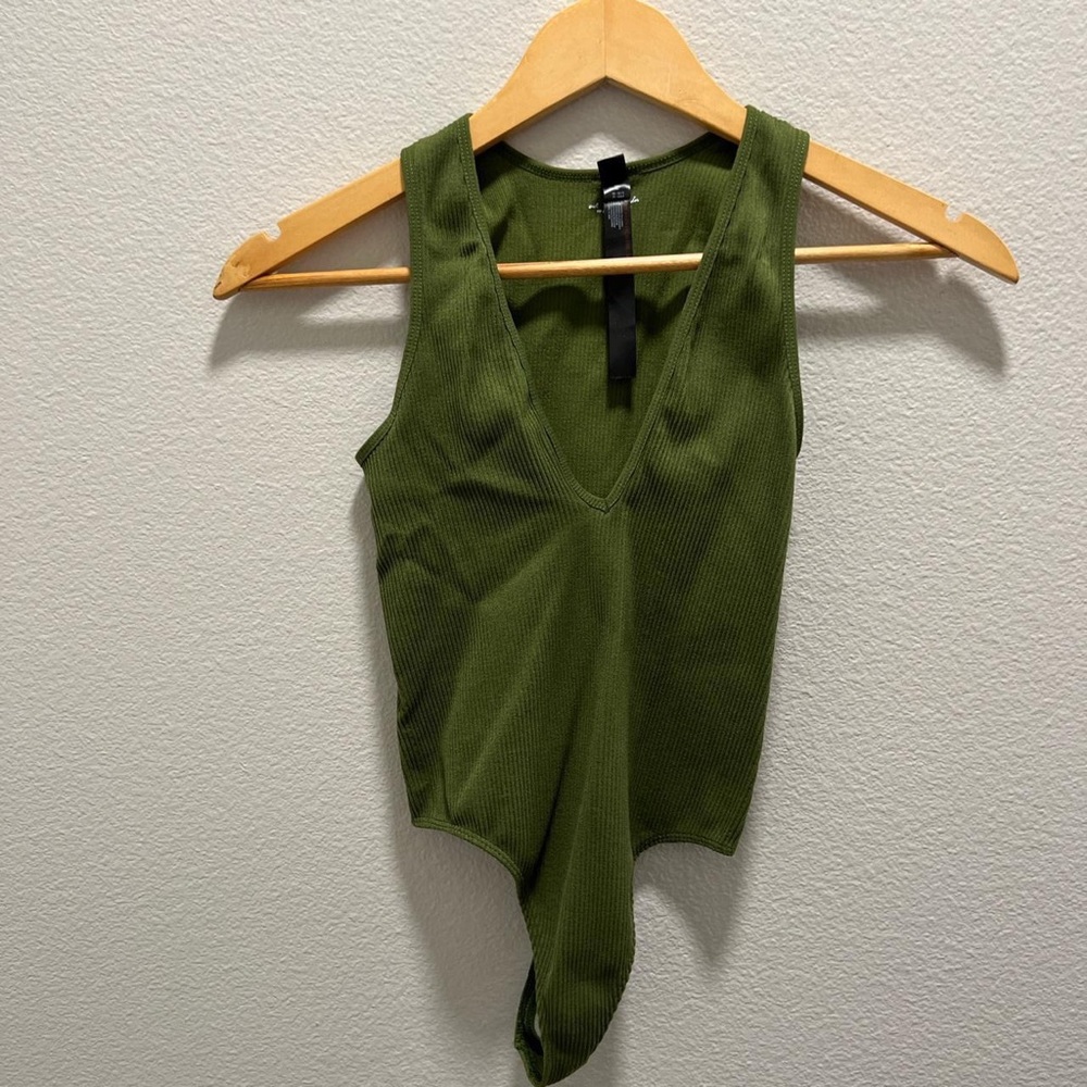 Olive Green UO body suit